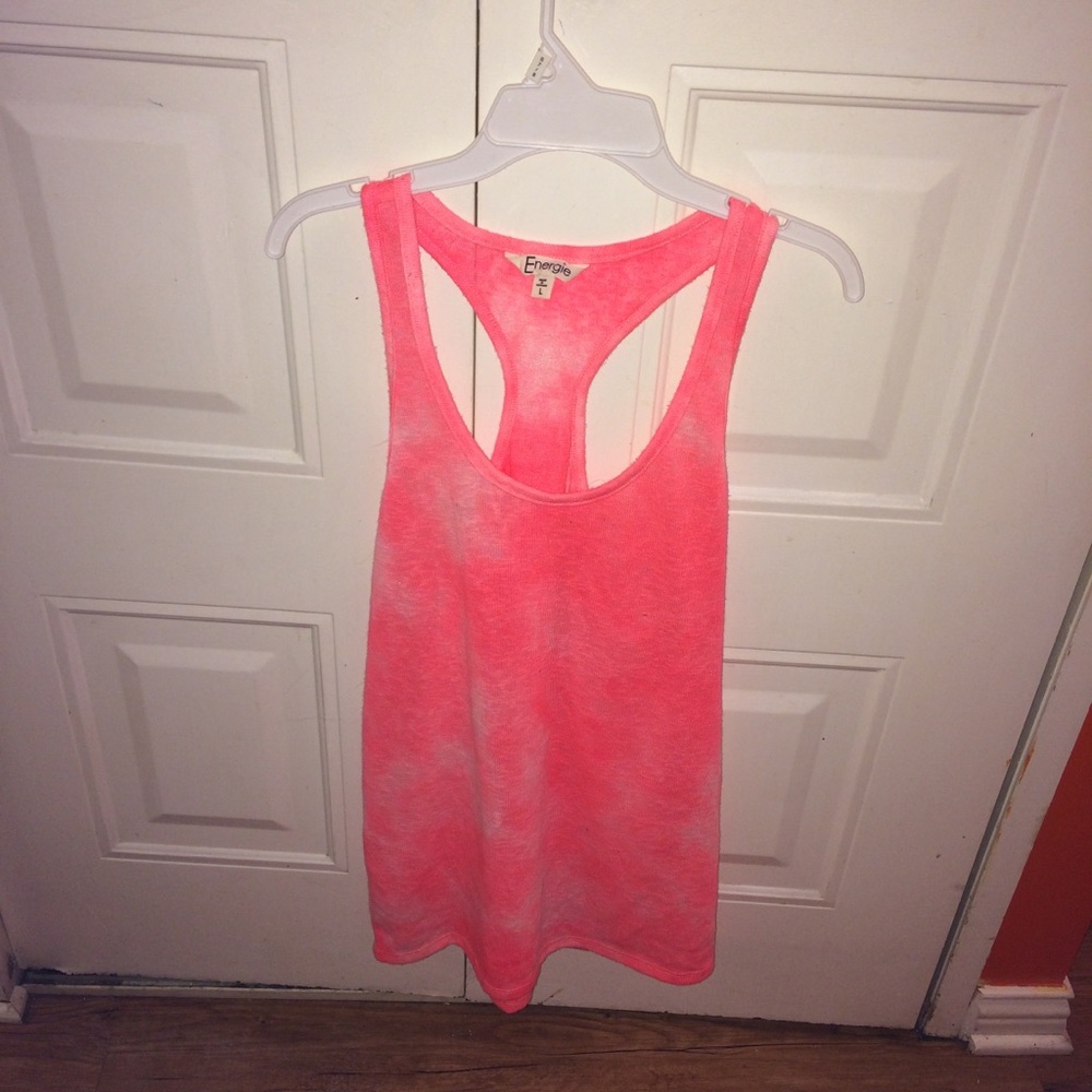 Pink tie dye tank